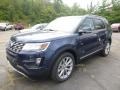 2016 Blue Jeans Metallic Ford Explorer Limited 4WD  photo #6