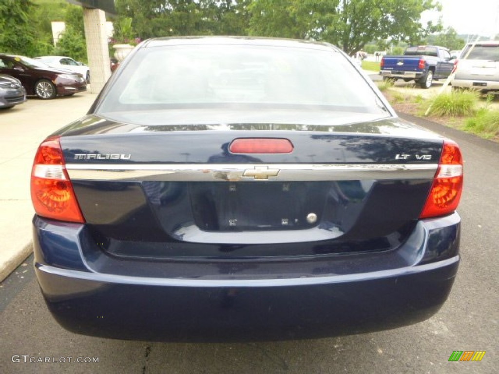 2006 Malibu LT V6 Sedan - Dark Blue Metallic / Ebony Black photo #11