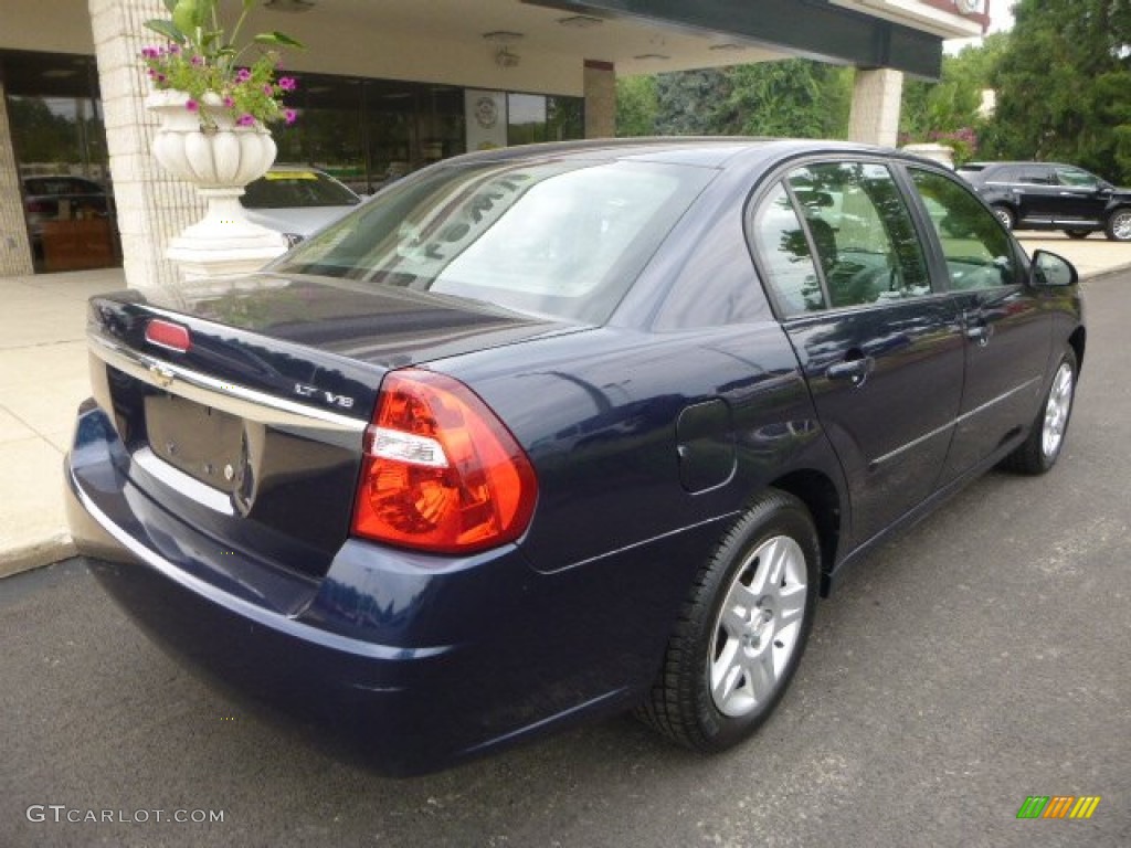 2006 Malibu LT V6 Sedan - Dark Blue Metallic / Ebony Black photo #12