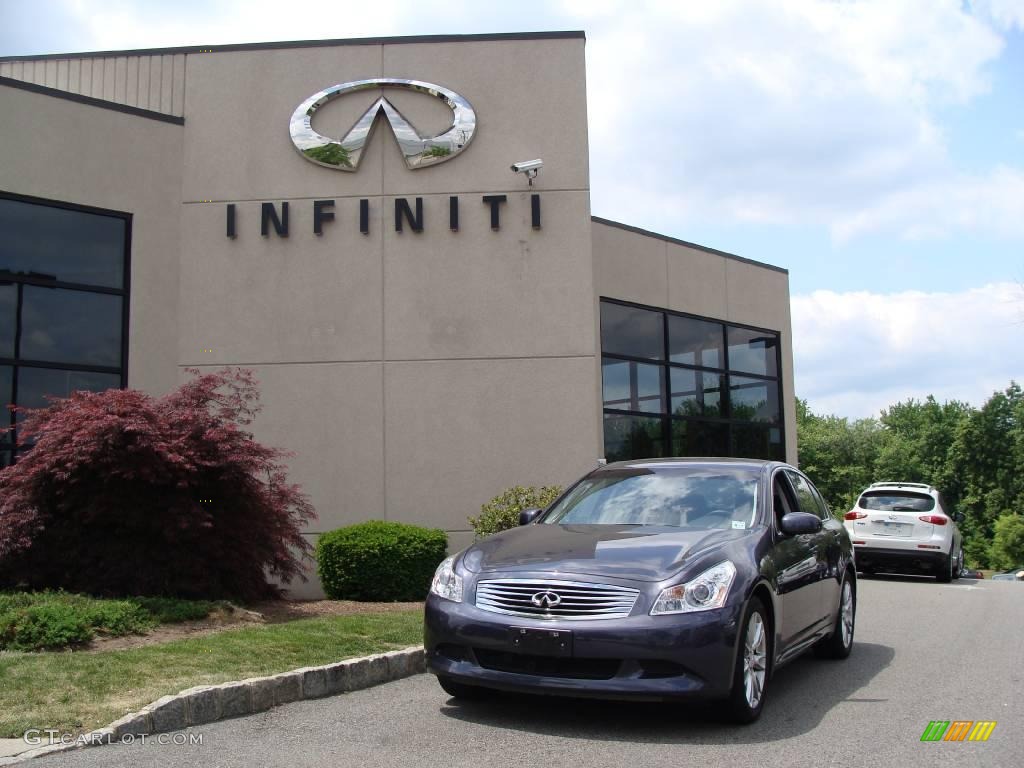 2008 G 35 x S Sedan - Blue Slate Metallic / Graphite photo #1