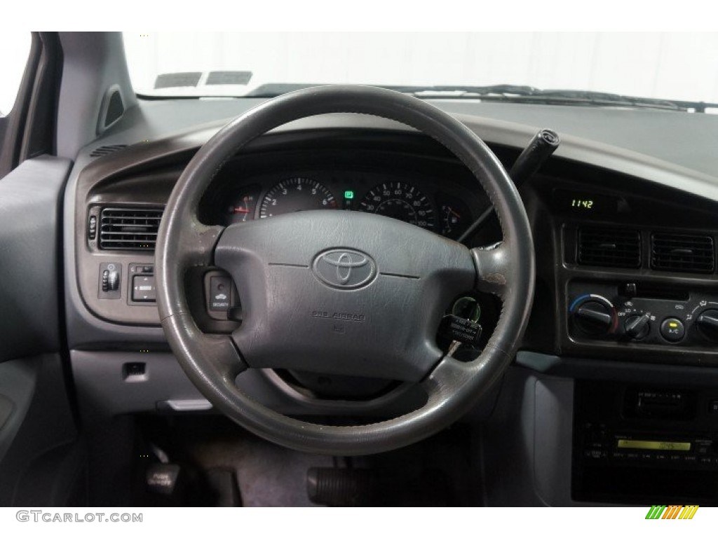 1998 Toyota Sienna LE Gray Steering Wheel Photo #106300493