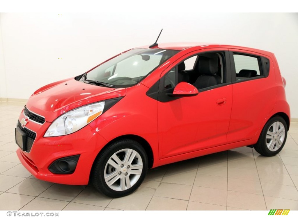 2013 Spark LS - Salsa (Red) / Silver/Silver photo #3