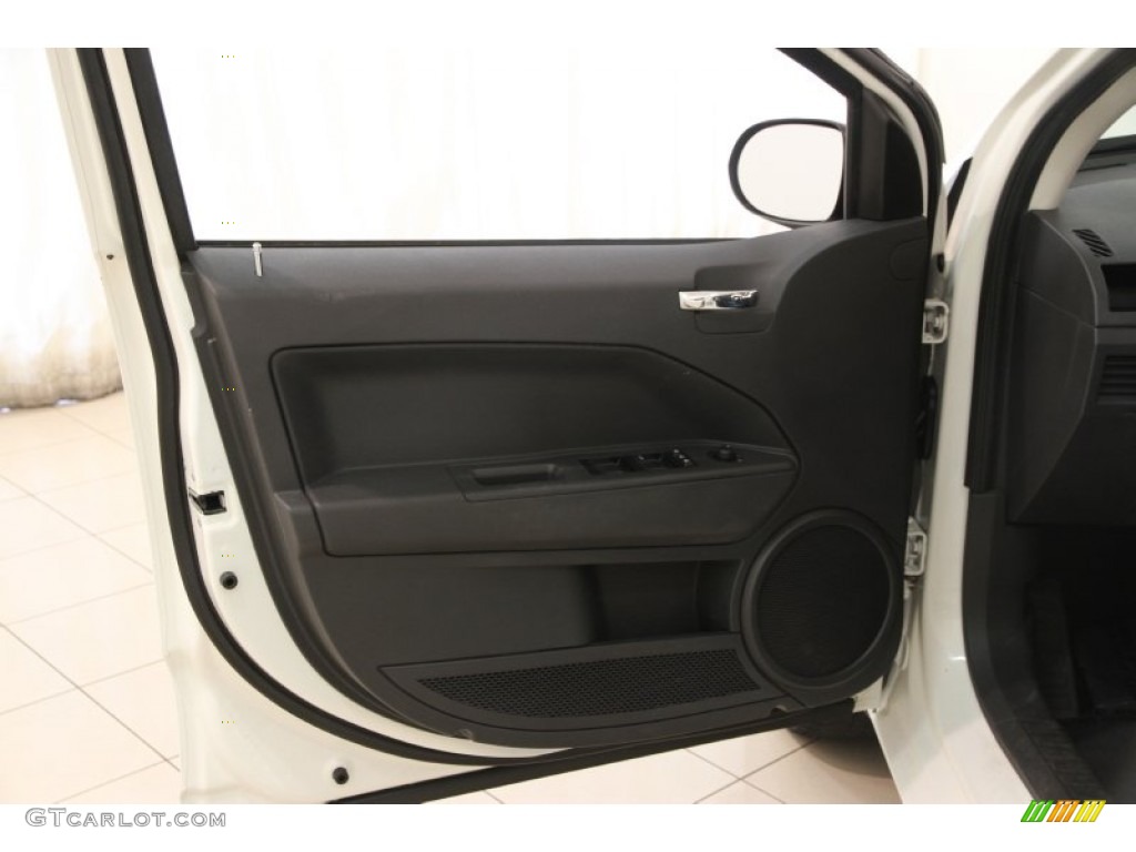 2008 Caliber SXT - Stone White / Dark Slate Gray/Blue photo #4