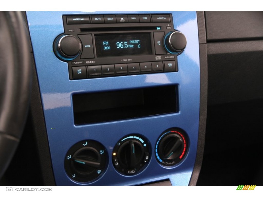 2008 Caliber SXT - Stone White / Dark Slate Gray/Blue photo #8