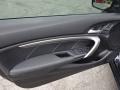 Black 2012 Honda Accord EX-L V6 Coupe Door Panel