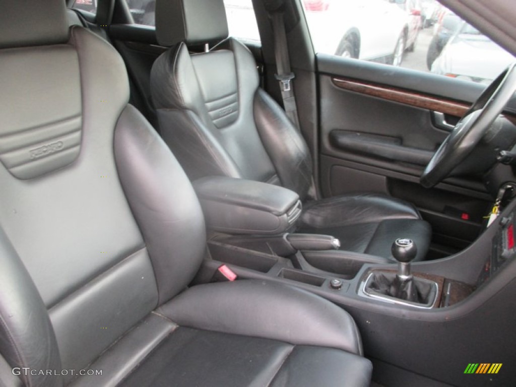 2004 S4 4.2 quattro Sedan - Dolphin Grey Metallic / Black photo #6