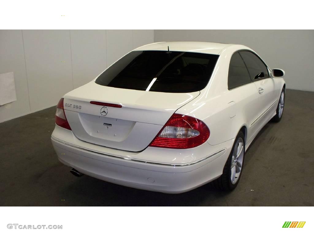 2006 CLK 350 Coupe - Alabaster White / Stone photo #5