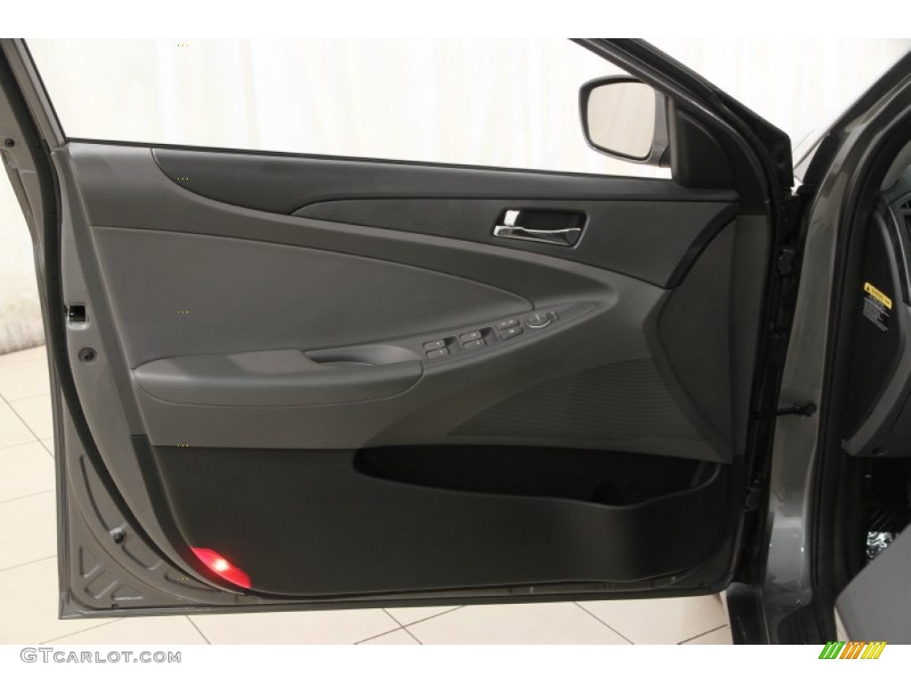 2013 Hyundai Sonata GLS Gray Door Panel Photo #106301698