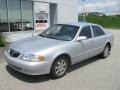 2002 Silver Frost Mazda 626 LX  photo #2