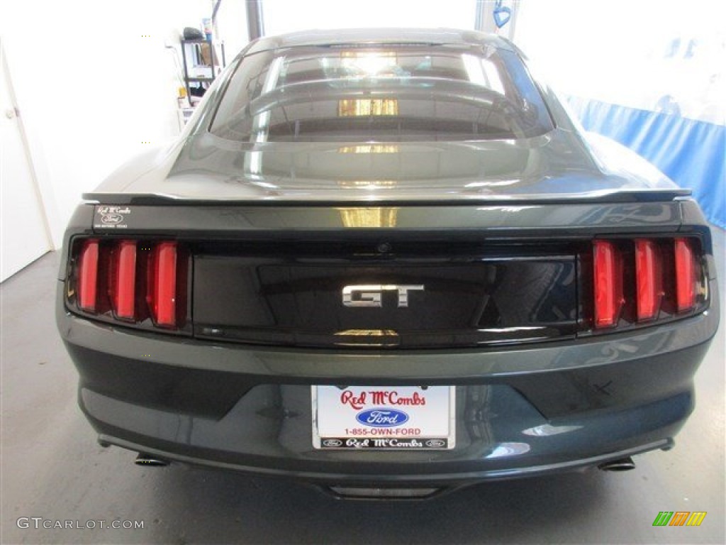 2015 Mustang GT Coupe - Guard Metallic / Ebony photo #7