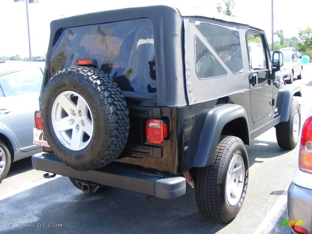 2006 Wrangler Unlimited Rubicon 4x4 - Black / Dark Slate Gray photo #4