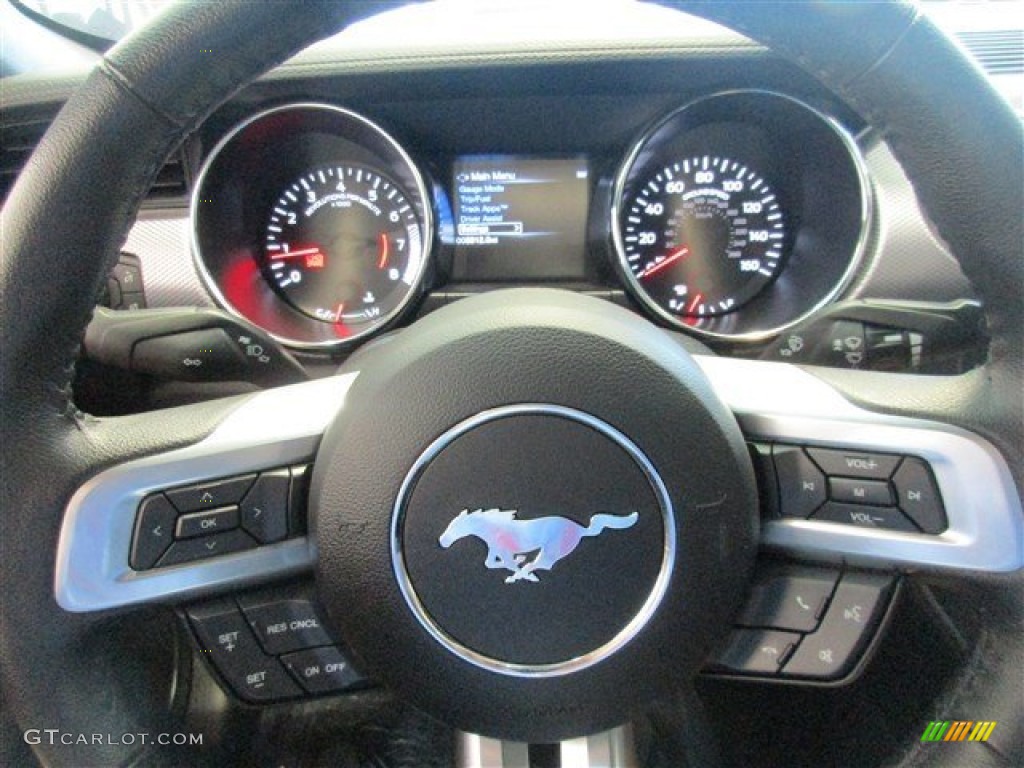 2015 Mustang GT Coupe - Guard Metallic / Ebony photo #21