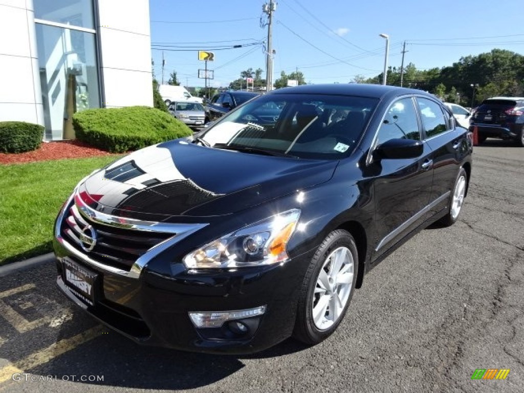 2015 Altima 2.5 SV - Super Black / Charcoal photo #1