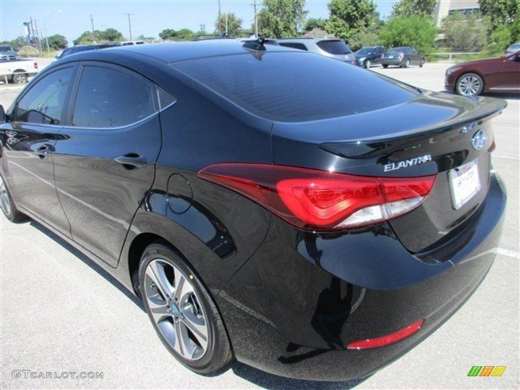 2016 Elantra Sport - Black / Gray photo #4
