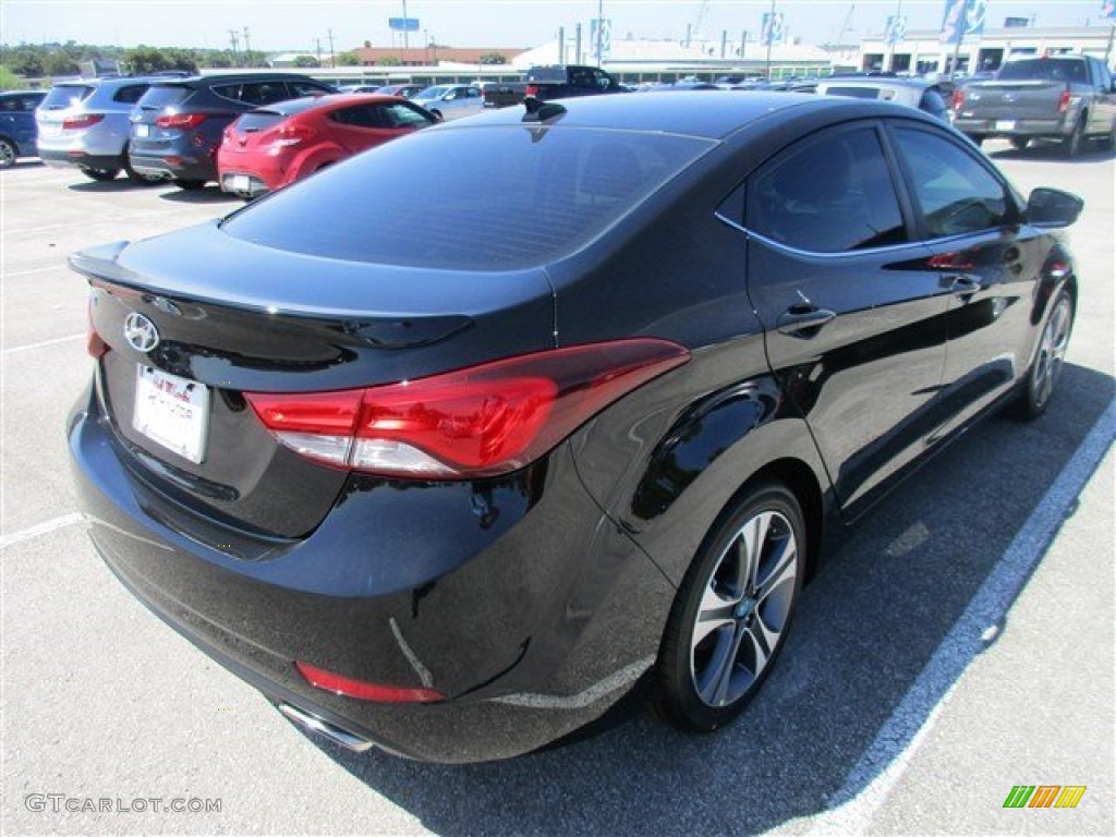 2016 Elantra Sport - Black / Gray photo #6
