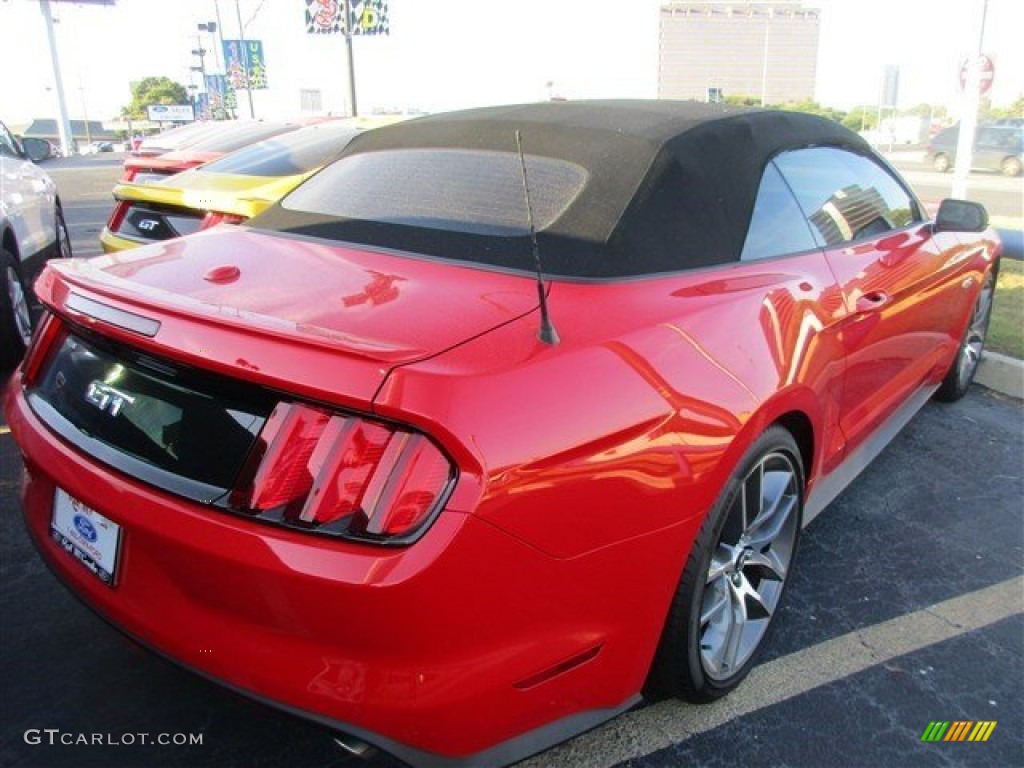 2015 Mustang GT Premium Convertible - Race Red / Ebony photo #5