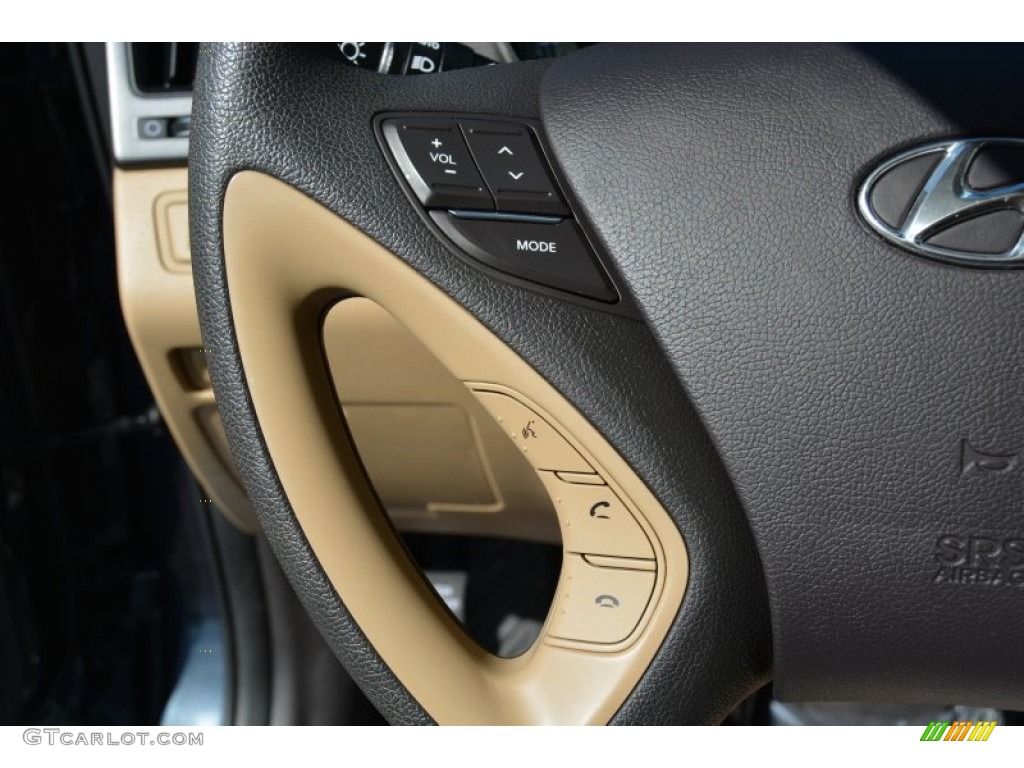 2014 Sonata GLS - Indigo Blue Pearl / Camel photo #17
