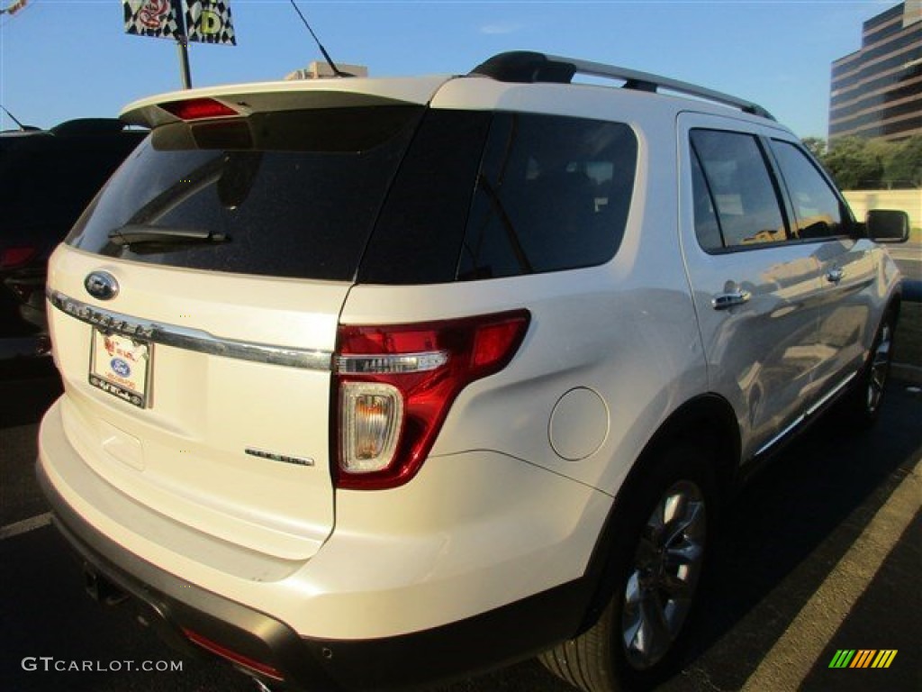 2015 Explorer Limited - White Platinum / Charcoal Black photo #7