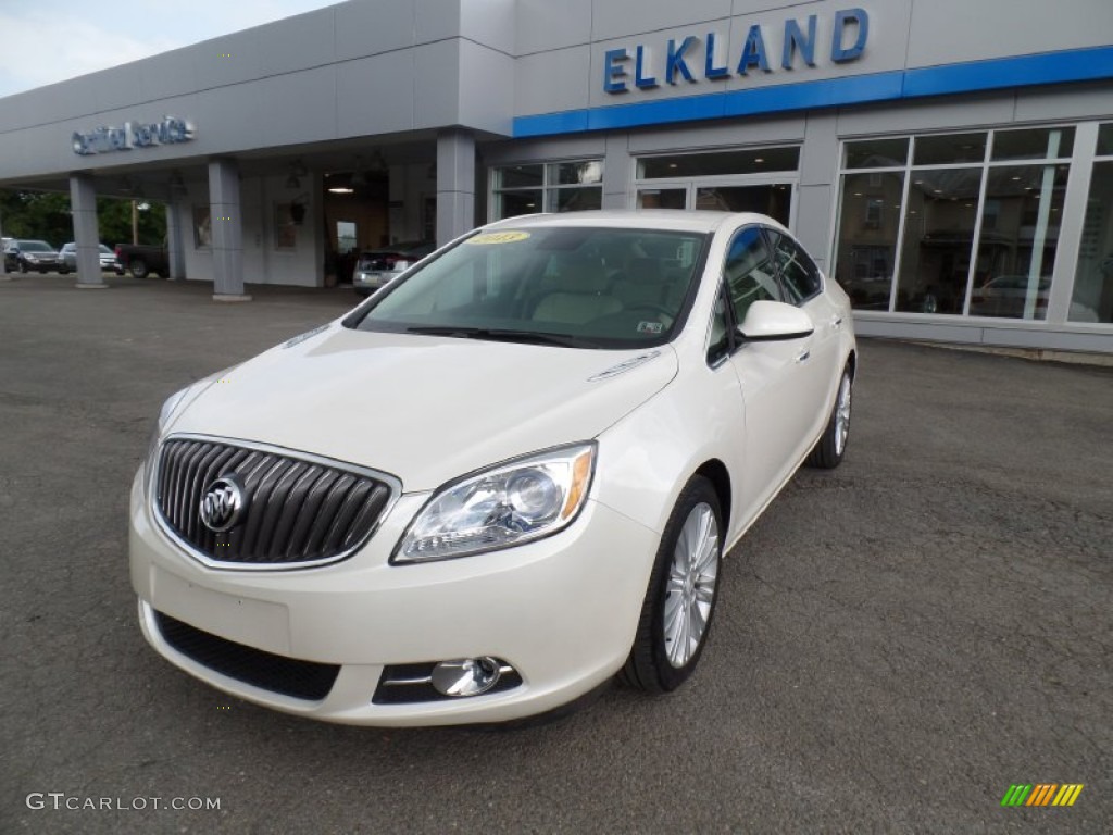 White Diamond Tricoat Buick Verano