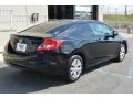 2012 Crystal Black Pearl Honda Civic LX Coupe  photo #3