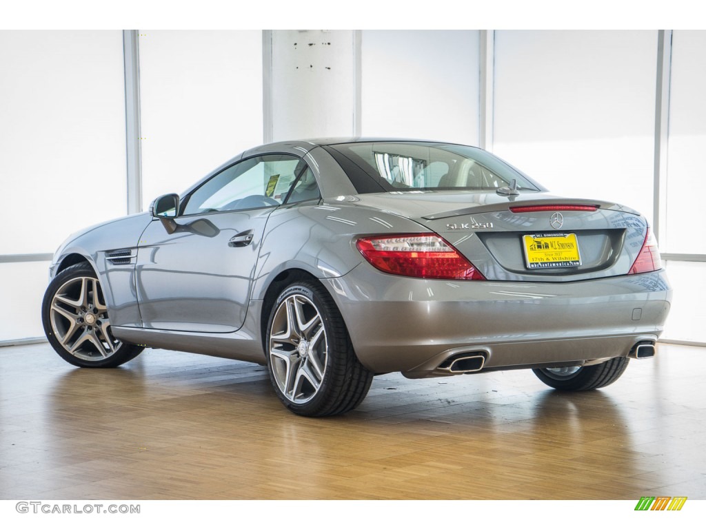 2015 SLK 250 Roadster - Palladium Silver Metallic / Ash/Black photo #3