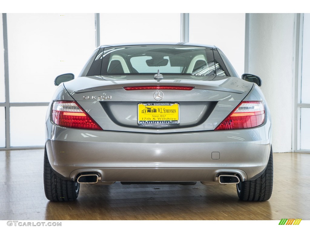 2015 SLK 250 Roadster - Palladium Silver Metallic / Ash/Black photo #4