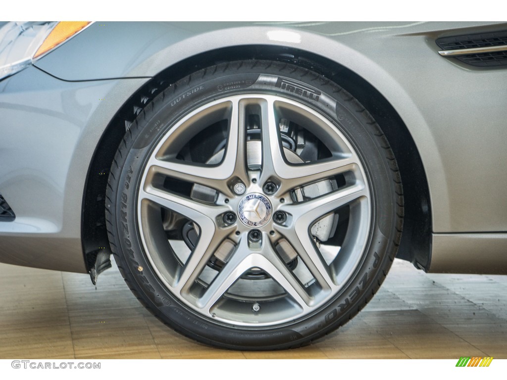 2015 SLK 250 Roadster - Palladium Silver Metallic / Ash/Black photo #10