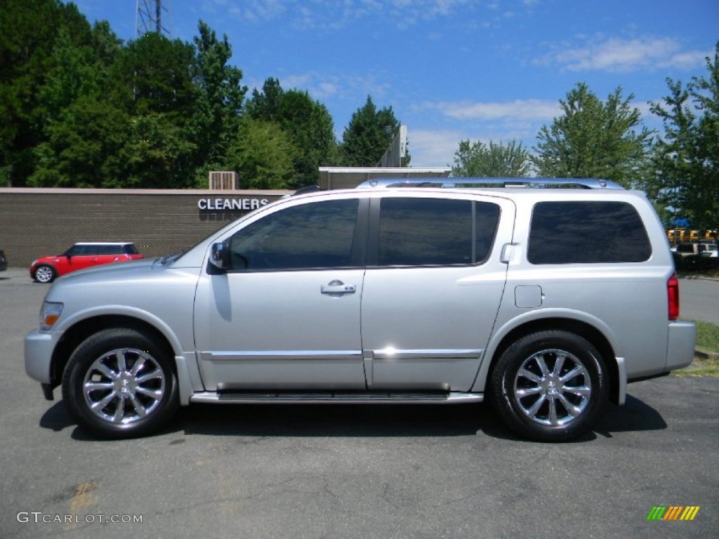 2008 QX 56 - Silver Indulgence / Charcoal photo #6