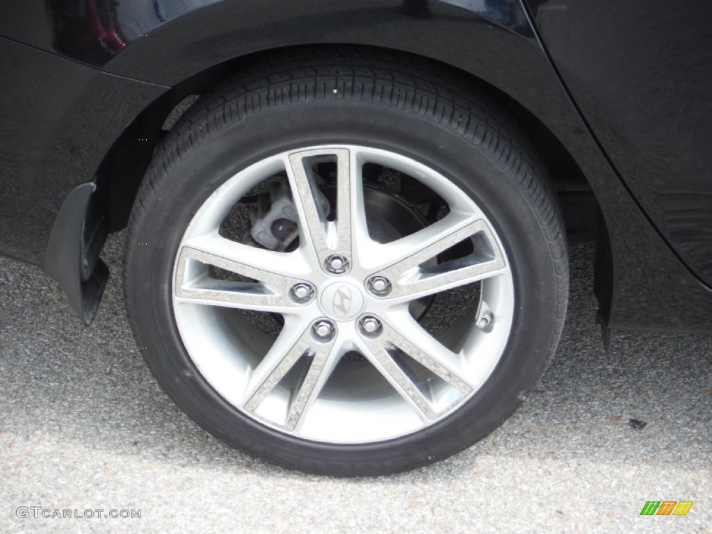 2012 Elantra SE Touring - Black Noir Pearl / Black photo #3