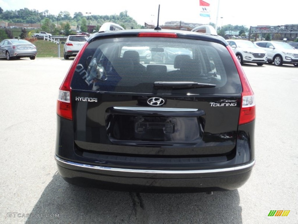 2012 Elantra SE Touring - Black Noir Pearl / Black photo #8