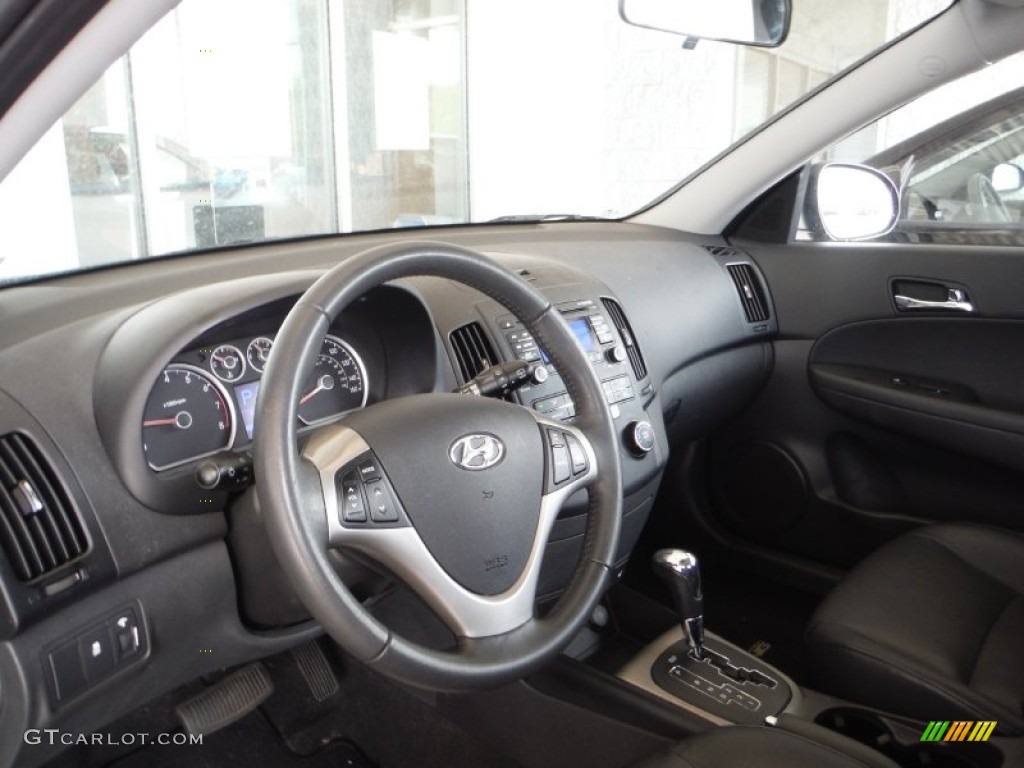 2012 Elantra SE Touring - Black Noir Pearl / Black photo #12