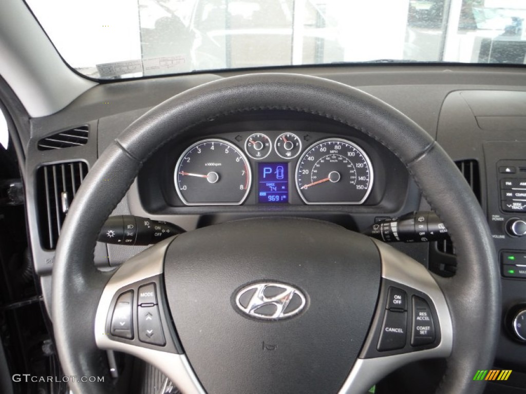2012 Elantra SE Touring - Black Noir Pearl / Black photo #16