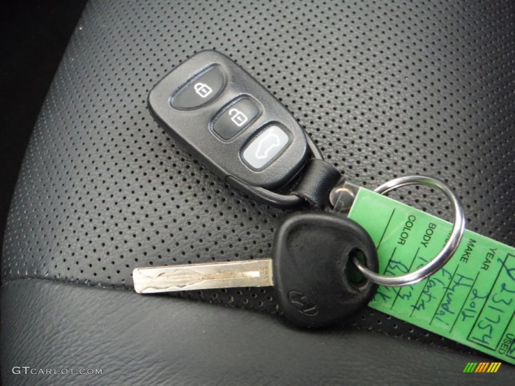 2012 Elantra SE Touring - Black Noir Pearl / Black photo #18