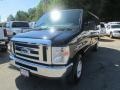 2013 Black Ford E Series Van E350 XLT Extended Passenger  photo #2