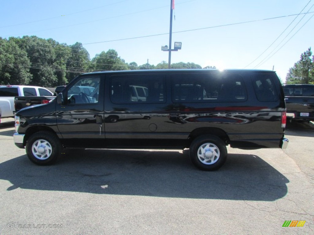 2013 E Series Van E350 XLT Extended Passenger - Black / Medium Flint photo #4