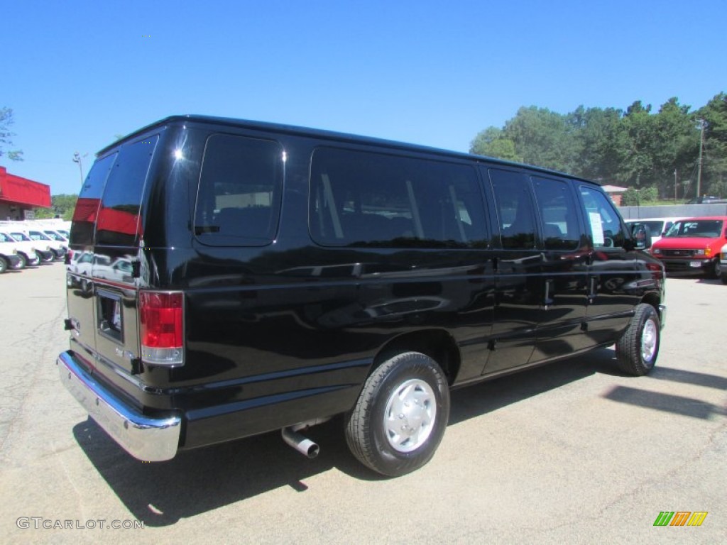 2013 E Series Van E350 XLT Extended Passenger - Black / Medium Flint photo #8