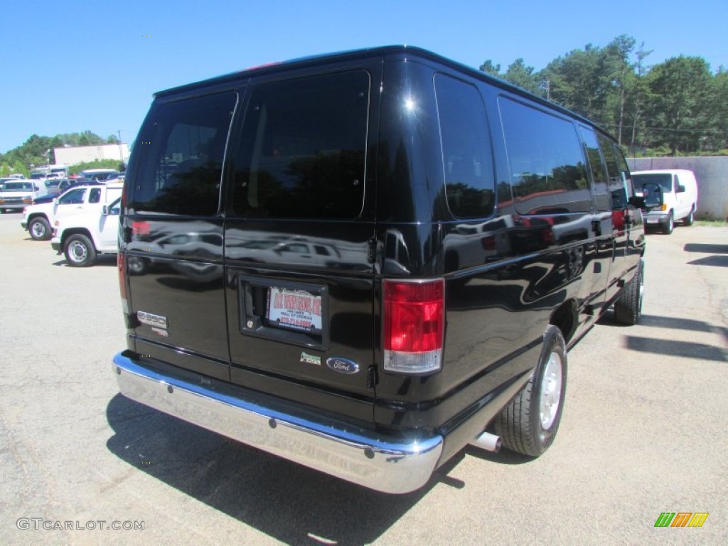 2013 E Series Van E350 XLT Extended Passenger - Black / Medium Flint photo #9