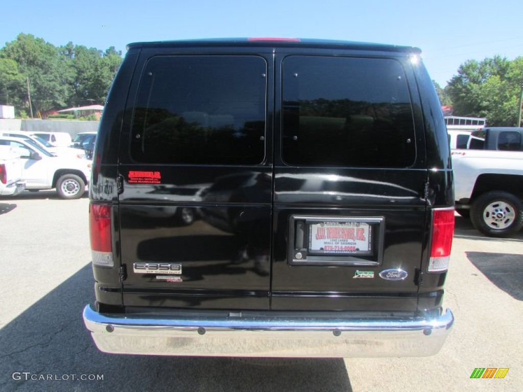 2013 E Series Van E350 XLT Extended Passenger - Black / Medium Flint photo #10