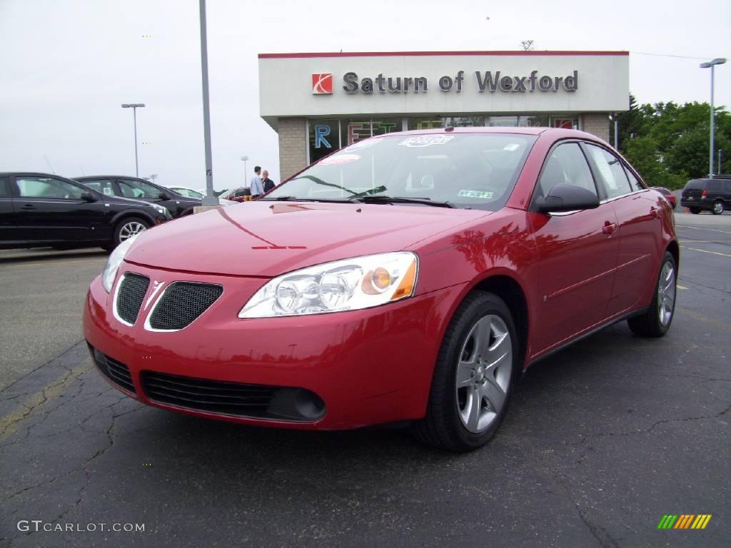 2007 G6 Sedan - Crimson Red / Ebony photo #1