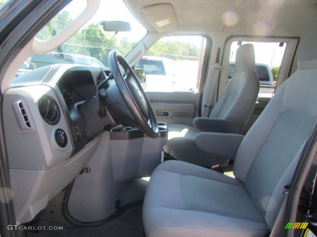 2013 E Series Van E350 XLT Extended Passenger - Black / Medium Flint photo #43
