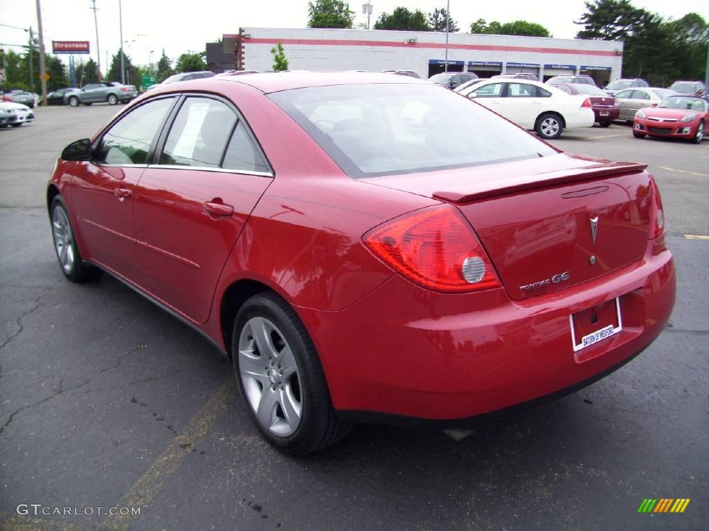 2007 G6 Sedan - Crimson Red / Ebony photo #3