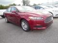 2016 Ruby Red Metallic Ford Fusion SE  photo #3