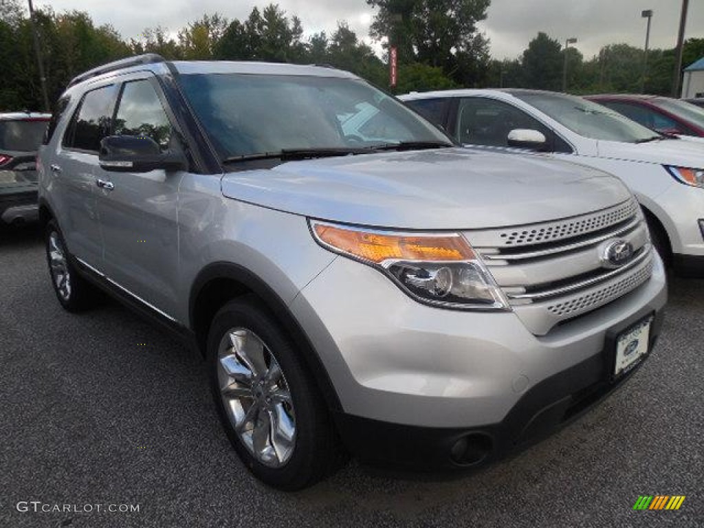 2015 Explorer XLT 4WD - Ingot Silver / Medium Light Stone photo #3