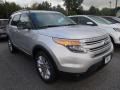 2015 Ingot Silver Ford Explorer XLT 4WD  photo #3