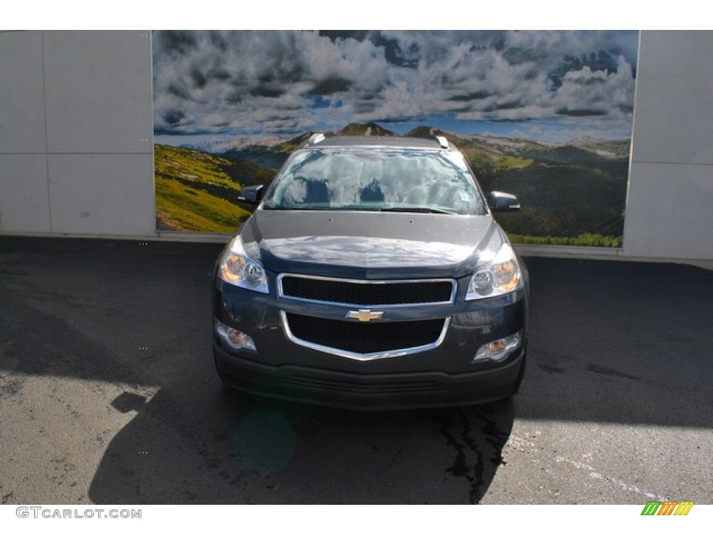 2011 Traverse LT AWD - Cyber Gray Metallic / Dark Gray/Light Gray photo #6