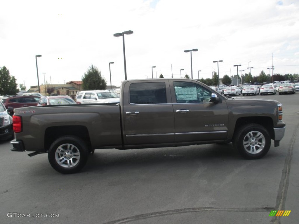 2015 Silverado 1500 LTZ Crew Cab 4x4 - Brownstone Metallic / Cocoa/Dune photo #7