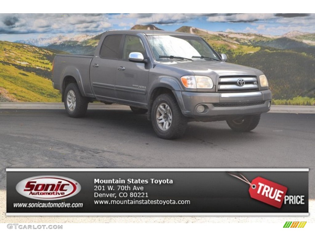 2006 Tundra SR5 Double Cab 4x4 - Phantom Gray Pearl / Dark Gray photo #1