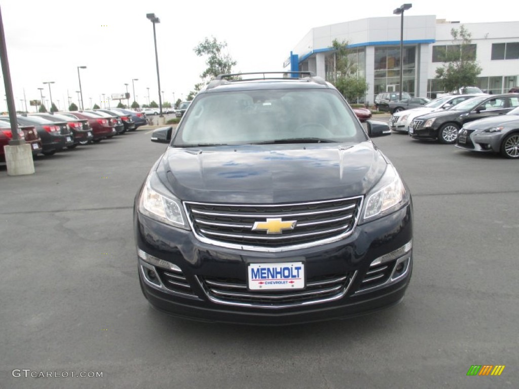 2016 Traverse LTZ AWD - Blue Velvet Metallic / Ebony photo #8