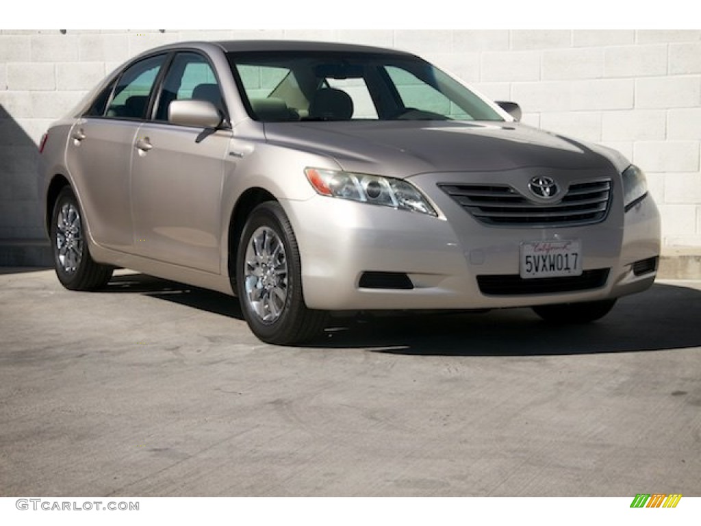 2007 Camry Hybrid - Desert Sand Mica / Bisque photo #1