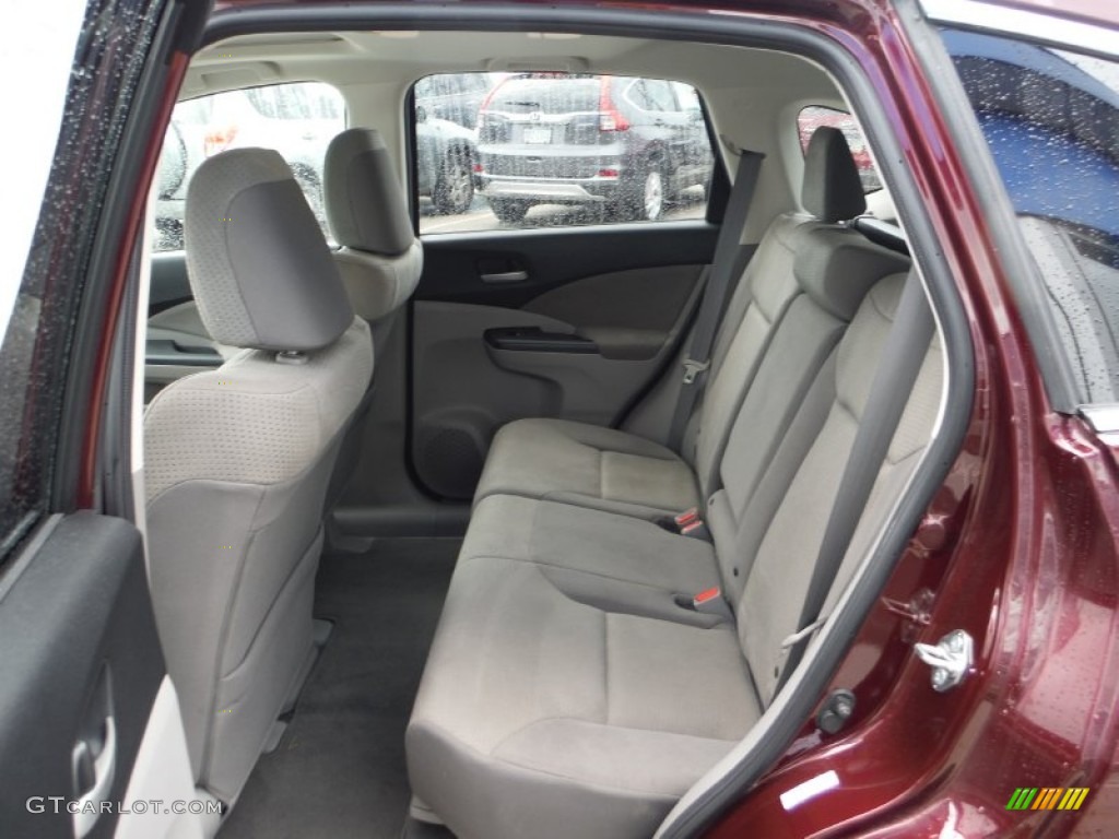 2013 CR-V EX AWD - Basque Red Pearl II / Gray photo #16